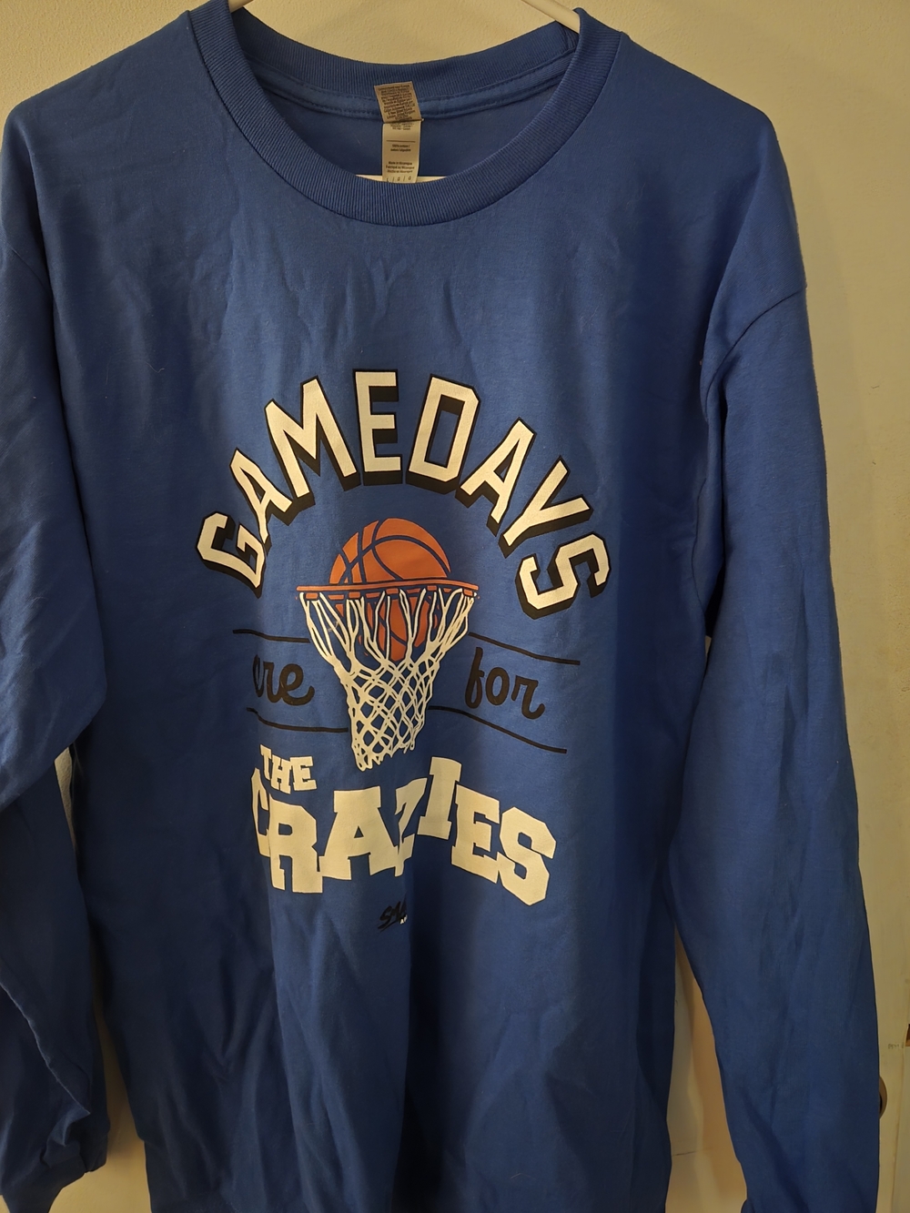 Duke Blue Devils 'Gamedays' Basketball Long Sleeve Tee